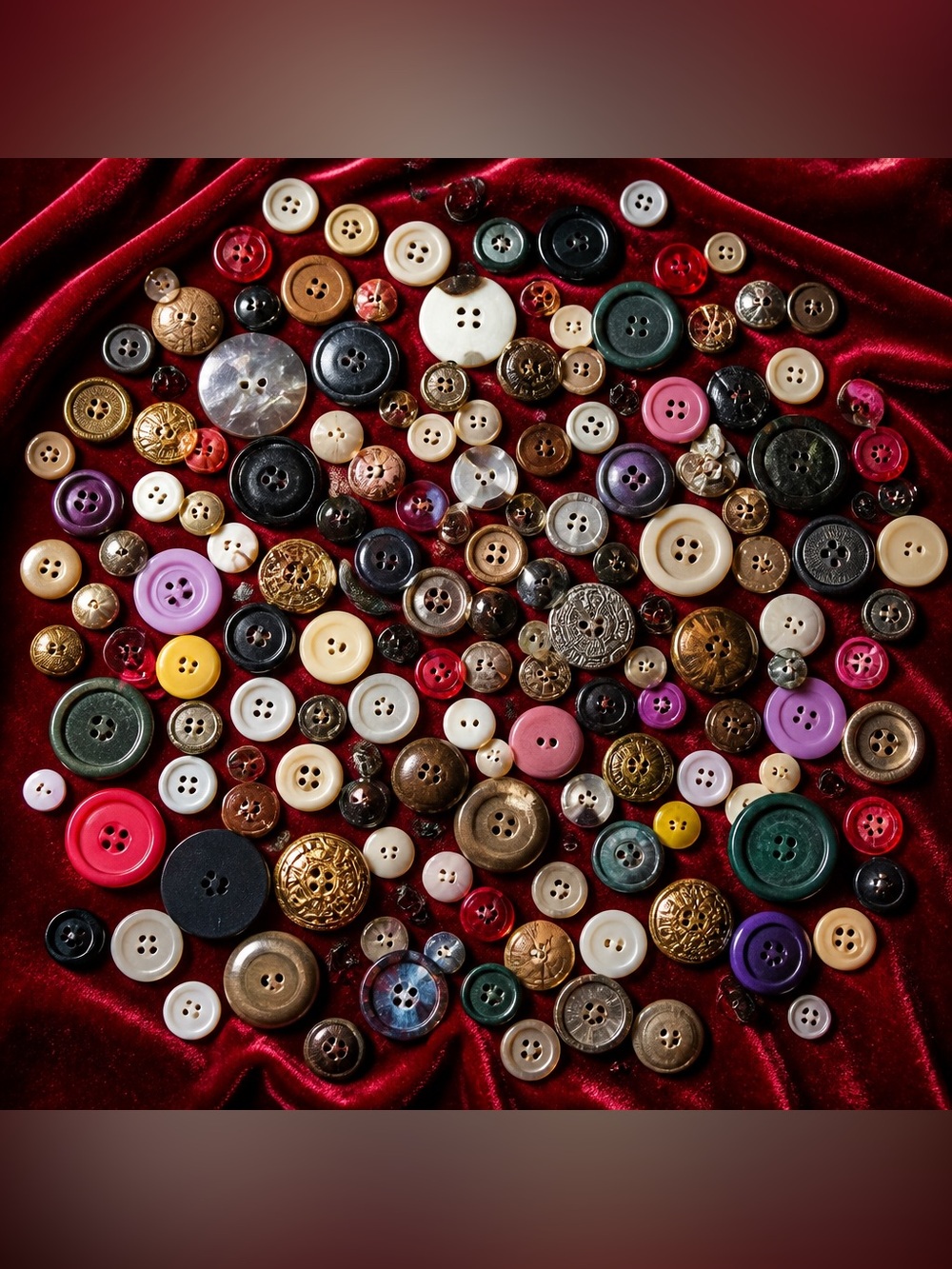 Lot of Old Buttons over 3 pounds!